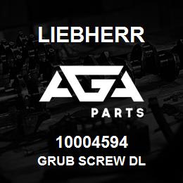 10004594 Liebherr GRUB SCREW DL | AGA Parts