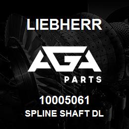 10005061 Liebherr SPLINE SHAFT DL | AGA Parts