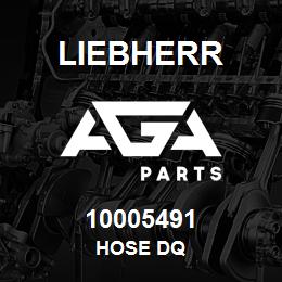 10005491 Liebherr HOSE DQ | AGA Parts