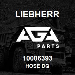 10006393 Liebherr HOSE DQ | AGA Parts