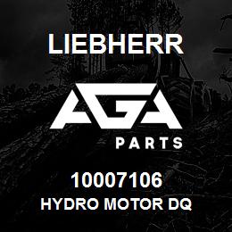 10007106 Liebherr HYDRO MOTOR DQ | AGA Parts