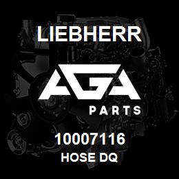 10007116 Liebherr HOSE DQ | AGA Parts