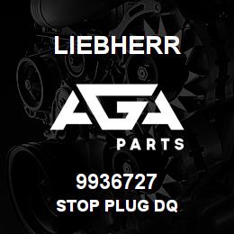 9936727 Liebherr STOP PLUG DQ | AGA Parts