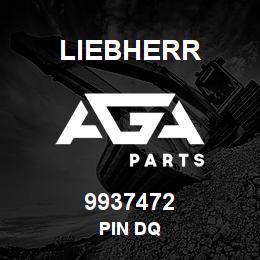 9937472 Liebherr PIN DQ | AGA Parts
