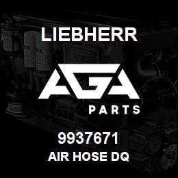 9937671 Liebherr AIR HOSE DQ | AGA Parts