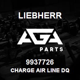 9937726 Liebherr CHARGE AIR LINE DQ | AGA Parts