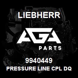 9940449 Liebherr PRESSURE LINE CPL DQ | AGA Parts