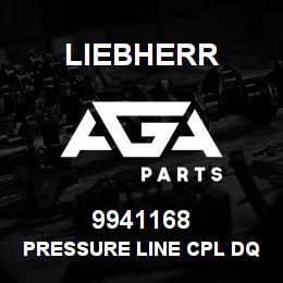 9941168 Liebherr PRESSURE LINE CPL DQ | AGA Parts