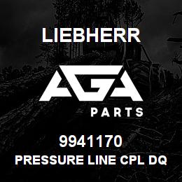 9941170 Liebherr PRESSURE LINE CPL DQ | AGA Parts