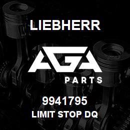 9941795 Liebherr LIMIT STOP DQ | AGA Parts