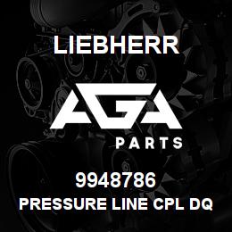 9948786 Liebherr PRESSURE LINE CPL DQ | AGA Parts