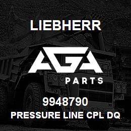 9948790 Liebherr PRESSURE LINE CPL DQ | AGA Parts