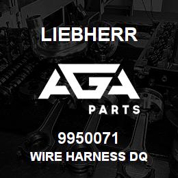 9950071 Liebherr WIRE HARNESS DQ | AGA Parts