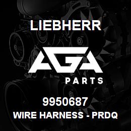 9950687 Liebherr WIRE HARNESS - PRDQ | AGA Parts