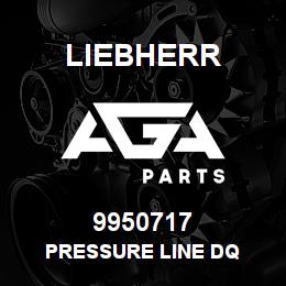 9950717 Liebherr PRESSURE LINE DQ | AGA Parts