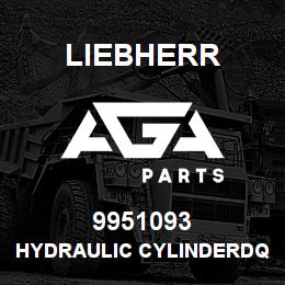 9951093 Liebherr HYDRAULIC CYLINDERDQ | AGA Parts