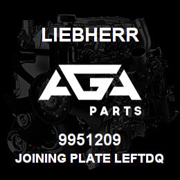 9951209 Liebherr JOINING PLATE LEFTDQ | AGA Parts