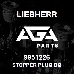9951226 Liebherr STOPPER PLUG DQ | AGA Parts