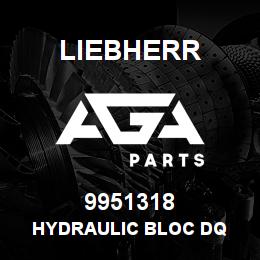 9951318 Liebherr HYDRAULIC BLOC DQ | AGA Parts