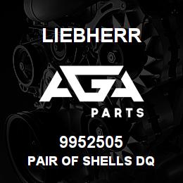 9952505 Liebherr PAIR OF SHELLS DQ | AGA Parts