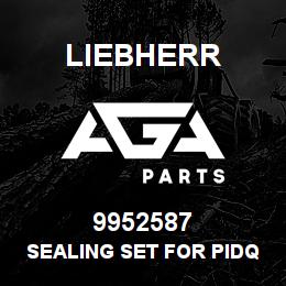 9952587 Liebherr SEALING SET FOR PIDQ | AGA Parts