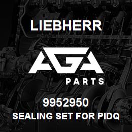 9952950 Liebherr SEALING SET FOR PIDQ | AGA Parts