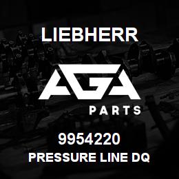 9954220 Liebherr PRESSURE LINE DQ | AGA Parts