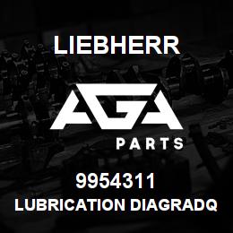 9954311 Liebherr LUBRICATION DIAGRADQ | AGA Parts