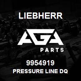 9954919 Liebherr PRESSURE LINE DQ | AGA Parts
