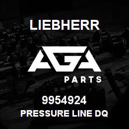 9954924 Liebherr PRESSURE LINE DQ | AGA Parts