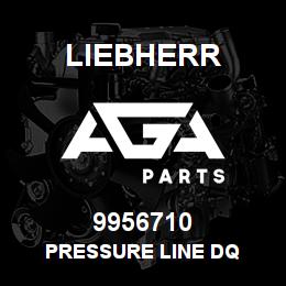 9956710 Liebherr PRESSURE LINE DQ | AGA Parts