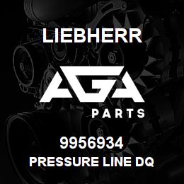 9956934 Liebherr PRESSURE LINE DQ | AGA Parts