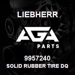 9957240 Liebherr SOLID RUBBER TIRE DQ | AGA Parts