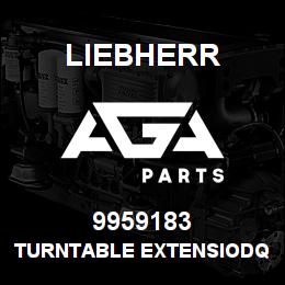 9959183 Liebherr TURNTABLE EXTENSIODQ | AGA Parts