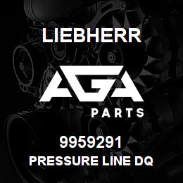 9959291 Liebherr PRESSURE LINE DQ | AGA Parts