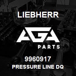 9960917 Liebherr PRESSURE LINE DQ | AGA Parts