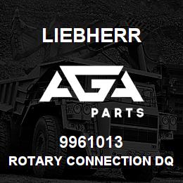 9961013 Liebherr ROTARY CONNECTION DQ | AGA Parts