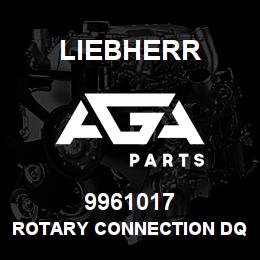9961017 Liebherr ROTARY CONNECTION DQ | AGA Parts