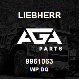 9961063 Liebherr WP DQ | AGA Parts