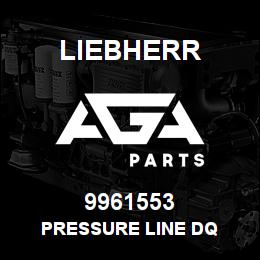 9961553 Liebherr PRESSURE LINE DQ | AGA Parts
