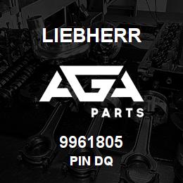 9961805 Liebherr PIN DQ | AGA Parts