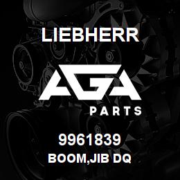 9961839 Liebherr BOOM,JIB DQ | AGA Parts