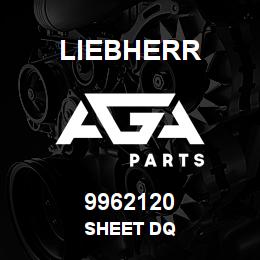9962120 Liebherr SHEET DQ | AGA Parts