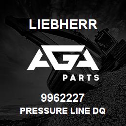 9962227 Liebherr PRESSURE LINE DQ | AGA Parts