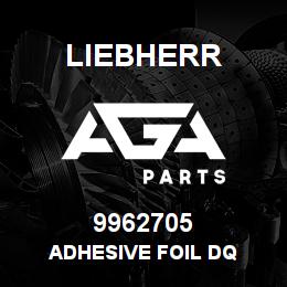 9962705 Liebherr ADHESIVE FOIL DQ | AGA Parts