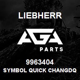 9963404 Liebherr SYMBOL QUICK CHANGDQ | AGA Parts