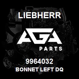 9964032 Liebherr BONNET LEFT DQ | AGA Parts