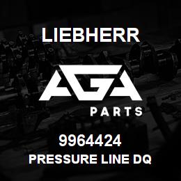 9964424 Liebherr PRESSURE LINE DQ | AGA Parts