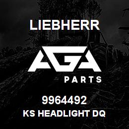 9964492 Liebherr KS HEADLIGHT DQ | AGA Parts