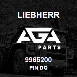 9965200 Liebherr PIN DQ | AGA Parts